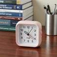 thumbnail image 2 of Unique Bargains Silent Mechanical Alarm Clock Pink 4.4"L x 1.9"W x 4.1"H, 2 of 6