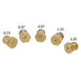 thumbnail image 2 of Natural Gas Conversion Jet for 5-Burner Hobs - M6x0.75 Universal Hob Injectors, 2 of 5