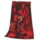 thumbnail image 3 of Manta de hotel Hazbin para hombres y mujeres, manta de tela súper suave y esponjosa, acogedora y cálida, adecuada para sofá, cama, manta de viaje, regalo para todas las estaciones, 40 "X30", 3 of 8