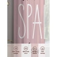 thumbnail image 6 of Pink Sheer Curtains 84 Inch Length 2 Panels Set, She Leaves A Little SPARKLE Wherever She Goes Voile Window Treatment Rod Pocket Curtains Sheers Drapes for Bedroom/Living Room/Kitchen 52"x84"x2, 6 of 7