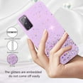 thumbnail image 2 of Compatible with Samsung Galaxy S20 FE Case Clear Glitter Silicone, Phone Case for Samsung S20 FE 5g Case Glitter Sparkle Pink Shockproof Thin Cover (Purple), 2 of 14
