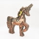 thumbnail image 3 of Esculturas de animales de madera Arte Artesanía 3D Unicornios que brillan intensamente Escultura Decoración del hogar, 3 of 6
