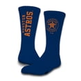 thumbnail image 2 of ISlide Houston Astros Three-Pack Lifestyle Crew Socks Set, 2 of 4