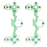 2Pcs Game Flex Cable Repair Platoon Conductive Film Keypad for PS4 JDM-001 Controller