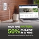 thumbnail image 3 of Leviton T5636-W - Cargador USB dual tipo C/C de 60 W (6 A) con toma de corriente 15 A, cargador USB, 3 of 14