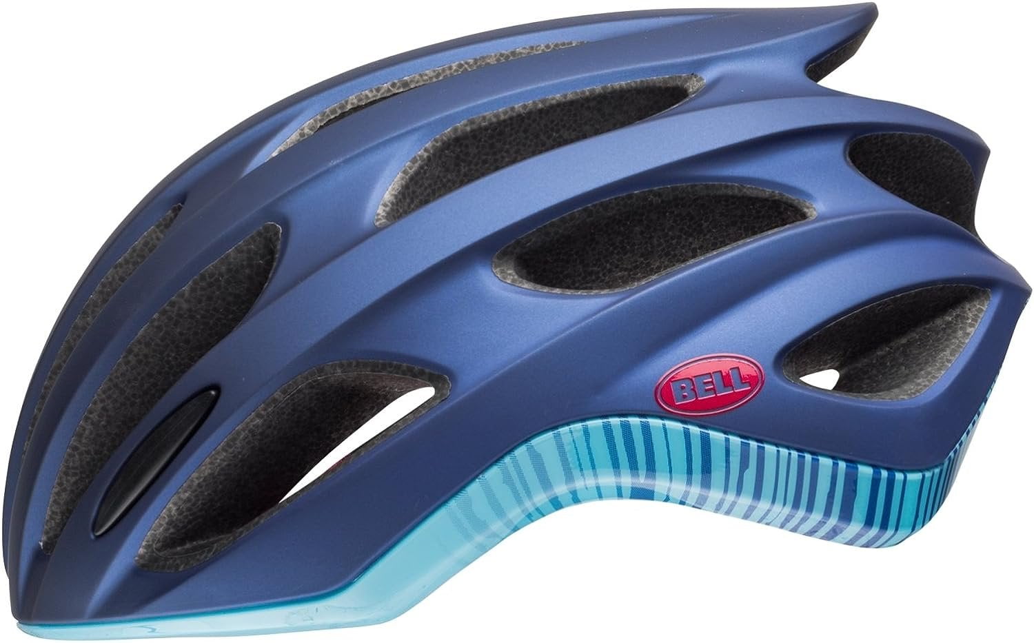 Bell Nala Adult Road Bicycle Helmet, Matte/Gloss Navy/Sky (Men/Women)
