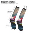 thumbnail image 2 of Fotbe Pond Cute Axolotl Calcetas Divertidas Estampadas para Hombre y Mujer, Calcetas de Algodón hasta la Rodilla para Caminar, Correr, Enfermería y Embarazo, 2 of 6