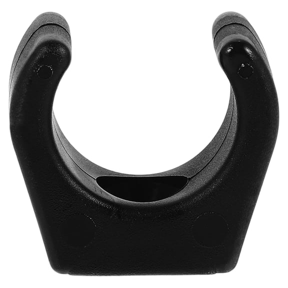 KAKOWELY 1Pack Pole Holder Black Nylon Pipe Clip for Pontoon Boat Ladder Parts