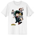 thumbnail image 6 of My Hero Academia Anime Characters White Graphic Tee- M, 6 of 7