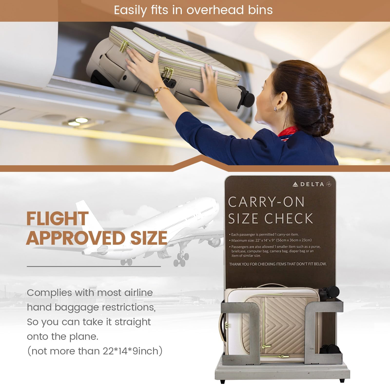 LOVEVOOK Carry On Luggage 22x14x9 Airline Approved,20 Inch Carry-on Suitcase for Women,Softside Suitcases with Wheels,Rolling Checked Luggage with TSA Lock,Lightweight Travel