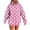 Pink, variant on Hoodies for Women Y2k Polka Dot Hooded Sweatshirt Graphic Hoodies Oversized Streetwear Pullover Tops L