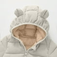 thumbnail image 3 of Hicidod Toddler Hoodie Baby Boys Girls Winter Coats Warm Thick Hooded Down Jacket Kids Infants Toddlers Winter Puffer Jacket Outerwear For Toddler 12m-5t, 3 of 6