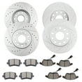 thumbnail image 4 of ECCPP Front Rear Brake Discs Rotors Ceramic Pads For Volkswagen Jetta Wagon 2009 -2010, 4 of 5