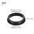 thumbnail image 2 of Unique Bargains Support de Illet en Caoutchouc Dia 3-13/64 Pieds (81.3mm) Type T Rond pour Protection des Fils, 2 of 5