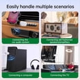 thumbnail image 3 of Receptor y Transmisor de Audio Bluetooth 5.4 2 en 1, Adaptador Inalámbrico con Micrófono, Entrada Auxiliar de 3,5 mm, Música Estéreo para Coche, TV y PC., 3 of 5