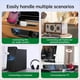 thumbnail image 3 of Receptor y Transmisor de Audio Bluetooth 5.4 2 en 1, Adaptador Inalámbrico con Micrófono, Entrada Auxiliar de 3,5 mm, Música Estéreo para Coche, TV y PC., 3 of 5