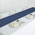 thumbnail image 5 of Efavormart 14"x108" Dark Blue Faux Denim Polyester Table Runner For Weddings Party Banquets Decor Fit Rectangle and Round Table, 5 of 10