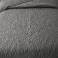 thumbnail image 4 of MarCielo  3 Piece Cotton Oversized Bedspread Quilt Set Tmonica Heather Grey - Twin, 4 of 6