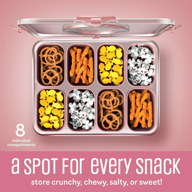 Cook With Color 8-Compartment Snackle Box, Charcuterie and Snack