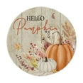 thumbnail image 6 of Single-Sided Printed Linen-Like Fall Placemats - 13.98in Maple & Pumpkin Themed Table Mats for Home Decor, Adds Festive Vibe to Dining Tables, Ideal for Fall Meals & Gatherings, 35.5cm, A, 6 of 6