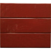 American Heartland 32854BR Rustic 57 in. Quaint Shutter TV Stand in Burnt Red