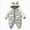 Grey, variant on 0-6 Months Baby Snowsuits Hooded Romper Jumpsuit Cute Design Outwear Jackets Outfits for Girls Boys Infant Winter Clothes