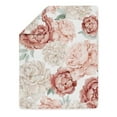 thumbnail image 2 of Sweet Jojo Designs Peony Floral Garden Pink and Ivory Toddler Bed Comforter 5 Piece Bedding Set, 2 of 6