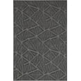 thumbnail image 1 of Indoor Outdoor custom size area rugs made in USA pattern Geometrical comes in Ten colors and Nine shapes rectangular,round,square,runners,oval,hexagon,octagon,half round - Grey, 10' x 14' Area Rugs, 1 of 1