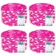 thumbnail image 1 of Fairy Lights EXF 50 LED, color rosa, funciona con pilas de 16 pies, paquete de 4, 1 of 6