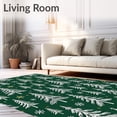 thumbnail image 2 of ODIKA 2'x3' Machine Washable Non-Slip Area Rug, Evergreen Forest with Intricate Starburst Ornaments High Traffic Rug, Green, 624199, 2 of 7