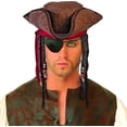thumbnail image 2 of PMU Caribbean Pirate Hat w/ Dreads Party Accessory Pkg/12, 2 of 7