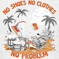 thumbnail image 3 of CafePress - No Shoes No Clothes No Problem Kids T Shirt - Light Classic Kids Graphic, Short Sleeve T-Shirt, Sizes XS-XL, 3 of 4