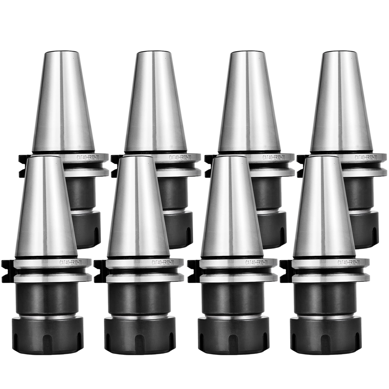 CAT40-ER16 Collet Chuck 2.76 Gage Length 5pcs New Tool Holder Set for CNC Engraving Machine and Milling Lathe Tool CAT40-ER16 Collet Chuck 2.76 Gage Length 5pcs New Tool Holder Set for CNC Engraving Machine and Milling Lathe Tool