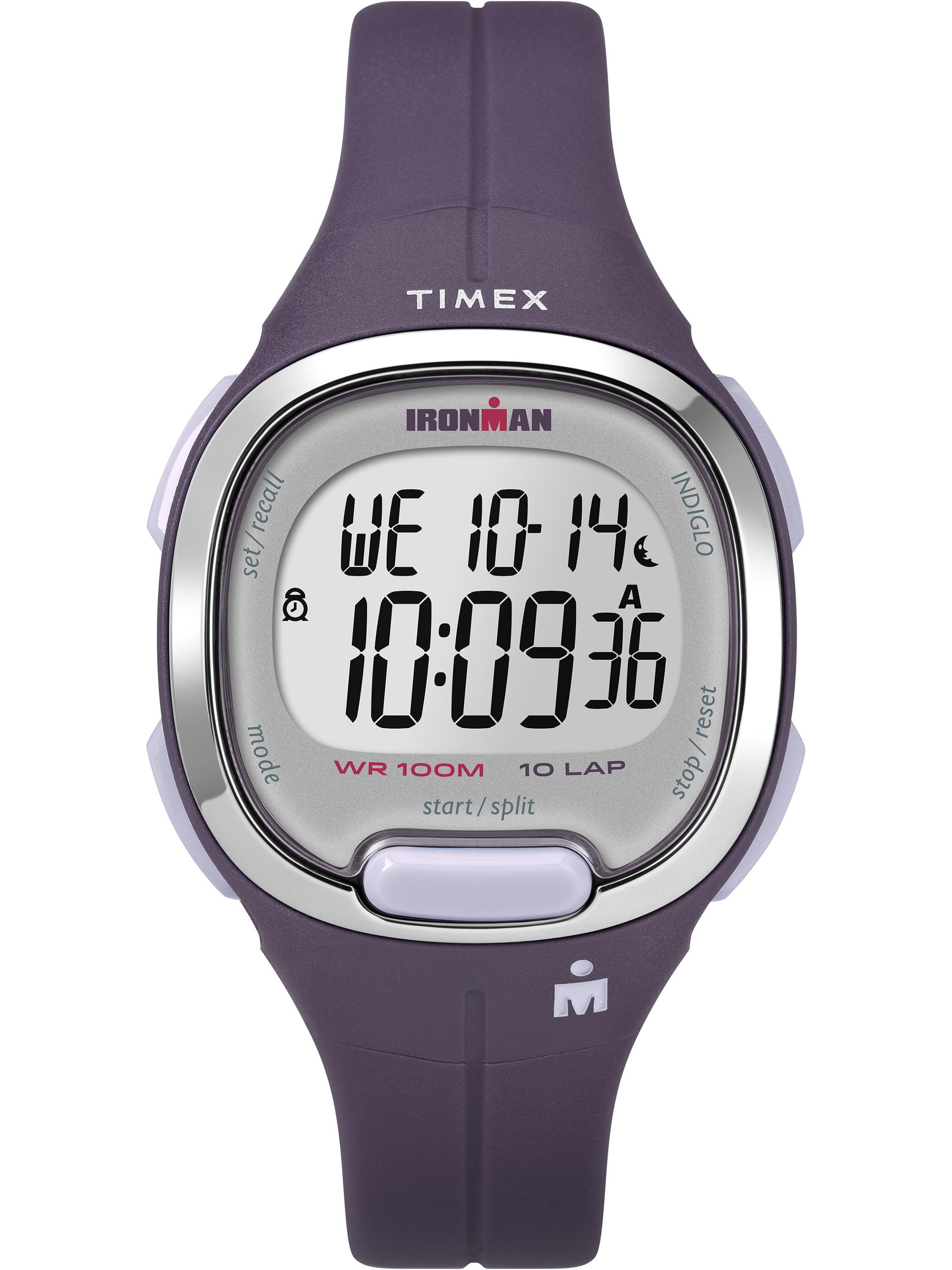 TIMEX Women's IRONMAN Transit Purple/Silver 33mm Sport Watch, Resin Strap -  