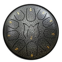 Hand Drum under $5! Yannianjz 6-Inch 11-Tone Hand Pan Drum, Steel Tongue Drum for Beginners Adults Kids, Meditation Instrument with Mallets, Portable