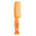 thumbnail image 2 of 22cm Plastic Coarse Teeth Scalp Massage Rake Comb for Long Thick Curly Hair Orange, 2 of 6