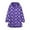 309# Purple, variant on oqasdz Girls Coats Children Long Sleeve Floral Print Quilted Hooded Windproof Warm Outerwear Fall Winter Top Coat Outwear Size 3 Y-4 Y