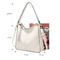 thumbnail image 4 of Montana West Hobo Bag for Women Crossbody Purse and Handbags Ladies Chic Shoulder Bags, Beige, 4 of 7