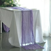 BalsaCircle 10 feet Lavender Cotton Cheesecloth Gauze Extra Table