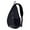 Black, variant on WATERFLY Unisex Large Capacity Nylon Sling Cross-Body Shoulder Chest Bag,Black