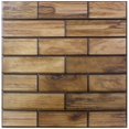 thumbnail image 3 of 10 Pcs 3D Wall Panels, 12x12 Inch 3D Brick Design Wall Stickers,Self Adhesive Interior Wall Decor Murals,Removable Three-Dimensional Tile Stickers for Bedroom/Living Room/Kitchen/TV Wall, 3 of 6