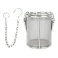 thumbnail image 2 of Stainless Steel Spice Seasoning Strainer Spice Filter Tea Strainer with Extended Chain Hook Fine Mesh for Home Kitchen S, 2 of 19