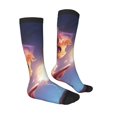 thumbnail image 3 of Fotbe Dreamy Forest Elf print Women's Men's Novelty Crew Socks Cotton Socks Knee High Socks for Walking,Running,Nurses,Pregnancy, 3 of 8