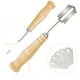 thumbnail image 3 of Cuchillo para cortar masa con una precisión perfecta, hoja de acero inoxidable de alta calidad diseñada para cortar masa sin esfuerzo, mango de madera de primera calidad hecho a mano que ofrece el, 3 of 8