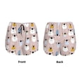 thumbnail image 5 of Lsque Cute Hand Drawn Bear Printed Women's Running Shorts with Liner Pockets,Elastic Quick Dry Workout Athletic Gym Yoga Shorts,Womens High Waist Shorts-, 5 of 9
