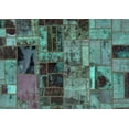 thumbnail image 1 of Ahgly Company Machine Washable Indoor Rectangle Patchwork Turquoise Blue Transitional Area Rugs, 7' x 9', 1 of 4