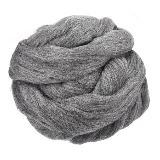 Aguja Fieltro Unique Bargains Lana 3.5 Oz Gris Lino