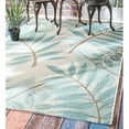 thumbnail image 2 of Nuloom 7' 10 x 11' 2 Tapis d'Extérieur en Turquoise, 2 of 2