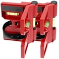 thumbnail image 1 of 2pcs Professional Spirit Level Post Nivel Herramienta Pliegos Cross Check Bubble Nivel, 1 of 5