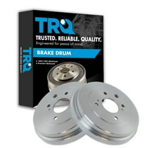 TRQ Rear Brake Drum Driver & Passenger Side Pair for Nissan Sentra Versa Cube BRA75127